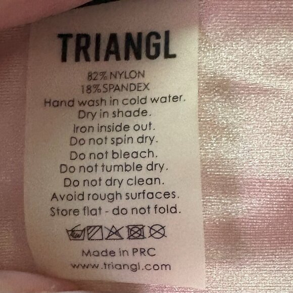 Triangl  Women Size Small Neoprene Swimsuit With Bag - Picture 6 of 11